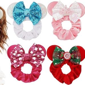 4pc Disney Minnie Ears Hair Bands